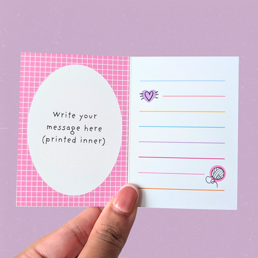 Clingy Cat Mini Card — I'll Always Be HERE For You