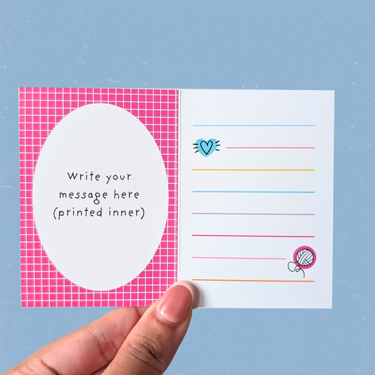 Clingy Cat Mini Card — I MEWS You Already