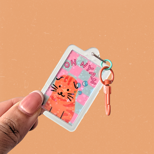 Adorkable Cat Pastel Charm Keychain — Over Stimulated Club Oh Nyan