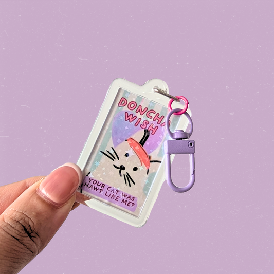 Adorkable Cat Pastel Charm Keychain — Puss Power Doncha