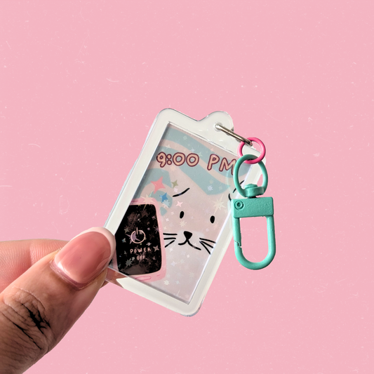 Adorkable Cat Pastel Charm Keychain — Tired Mamaws Club