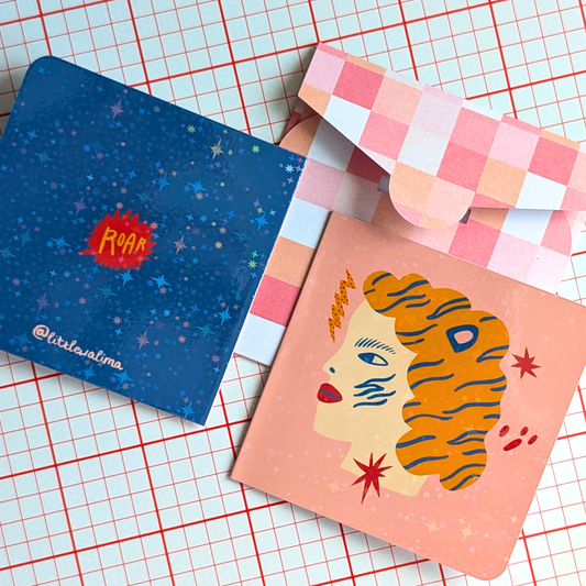Funky Cat Square Card — Madame Meow