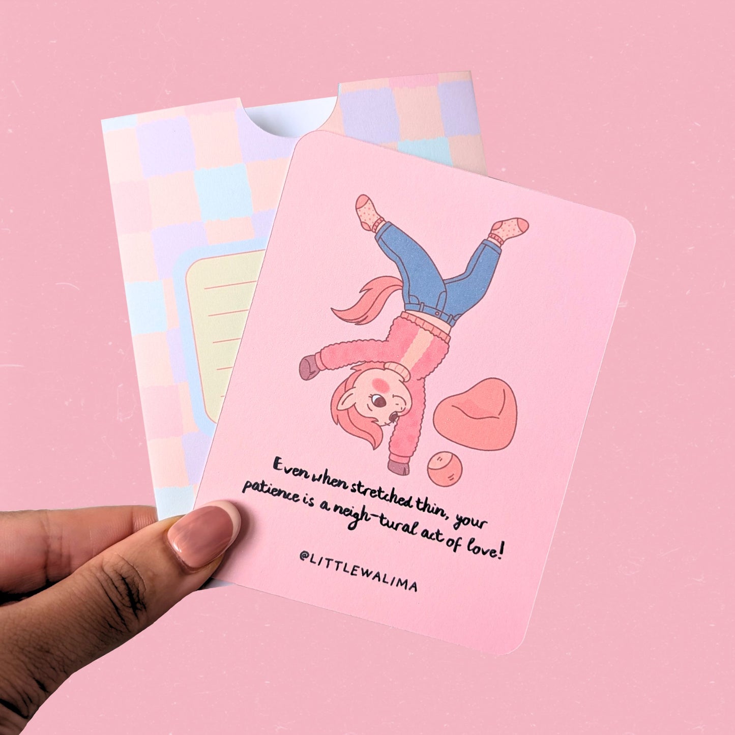 Punny Praise for Teacher Medium Card — Teacher Pony