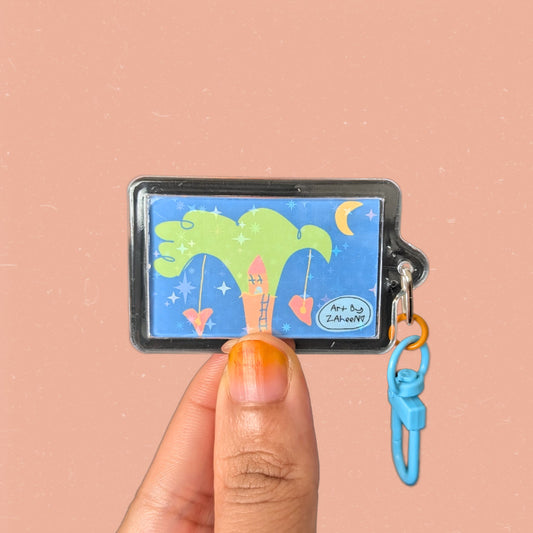 ARTBYZAHEEN©️Cute Kids Art Mix & Match Acrylic Keychain — Treehouse