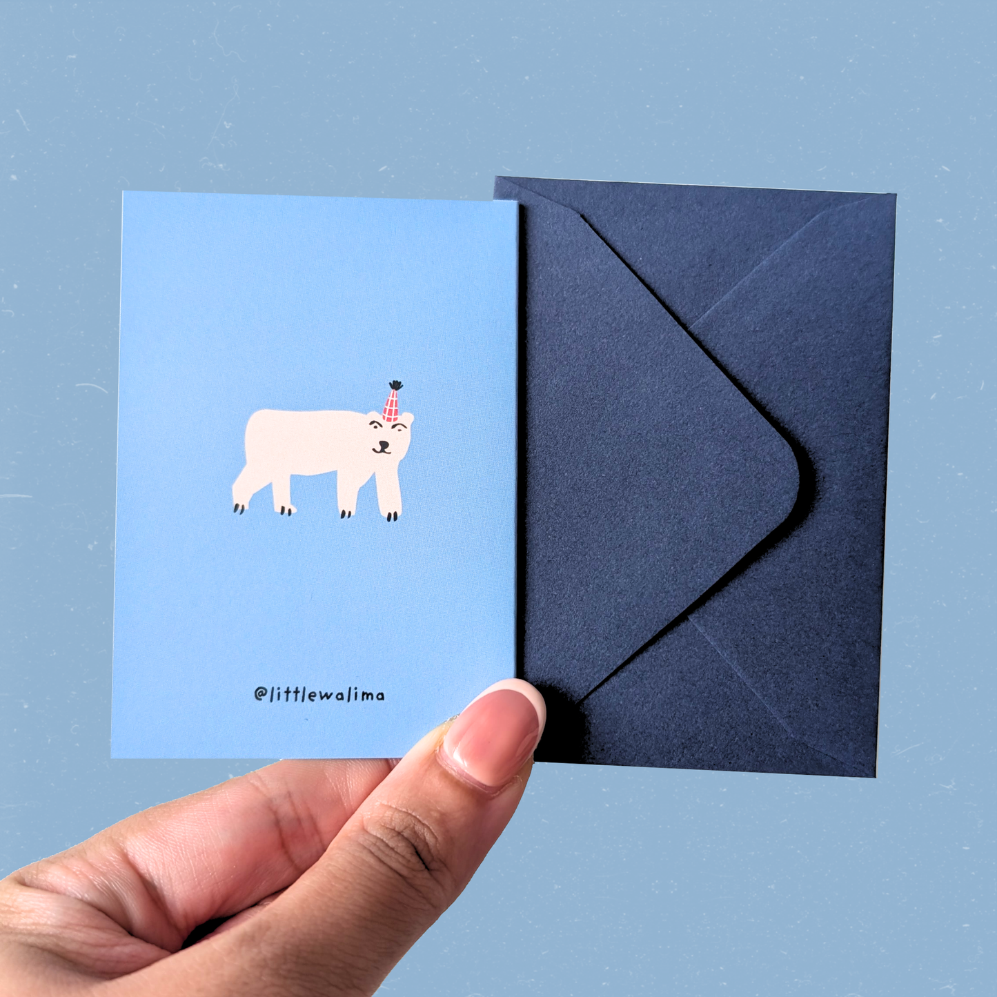 Birthday Animal Mini Card — Chill Out Polar Bear