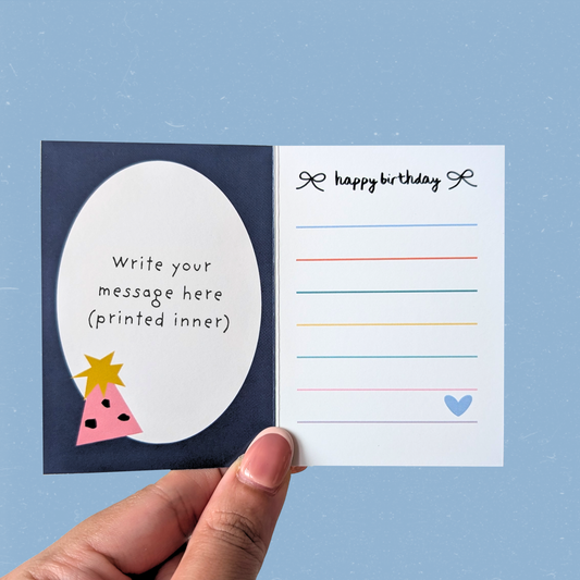 Birthday Animal Mini Card — Chill Out Polar Bear