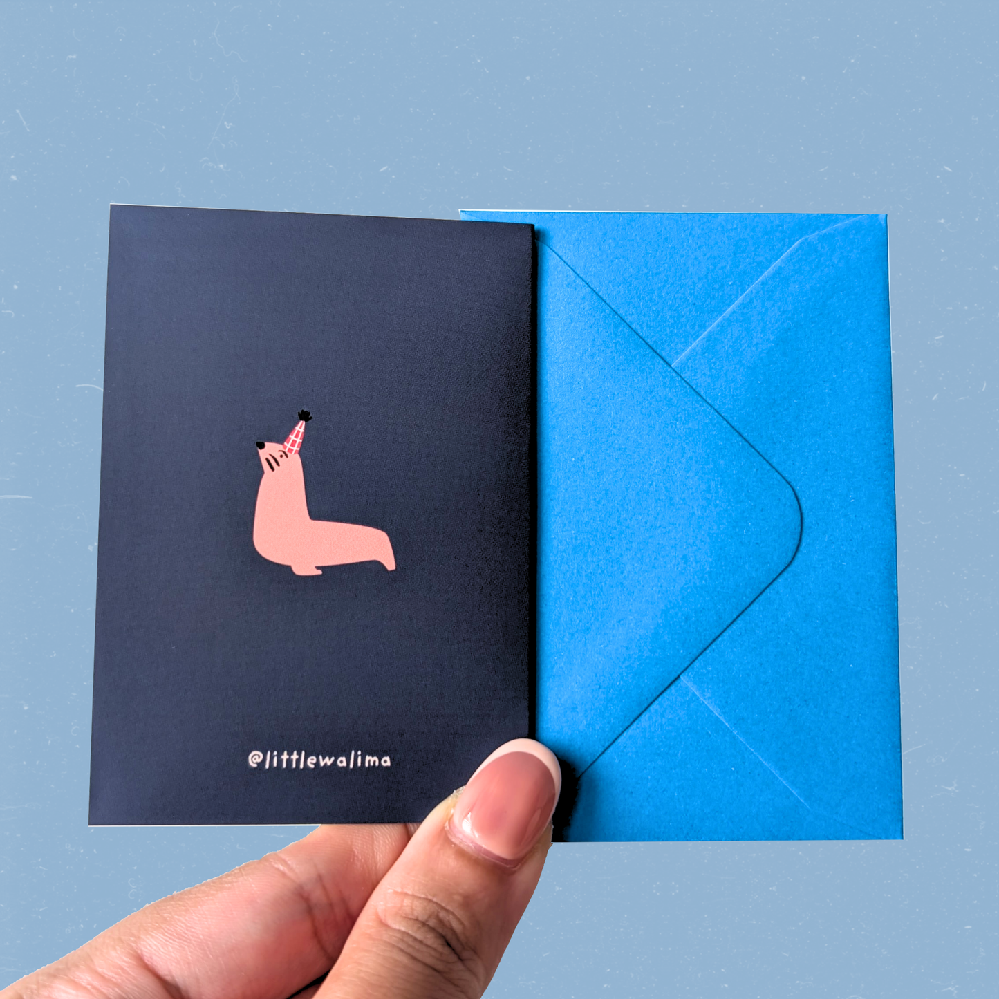 Birthday Animal Mini Card — Flipper Dippin' Seal