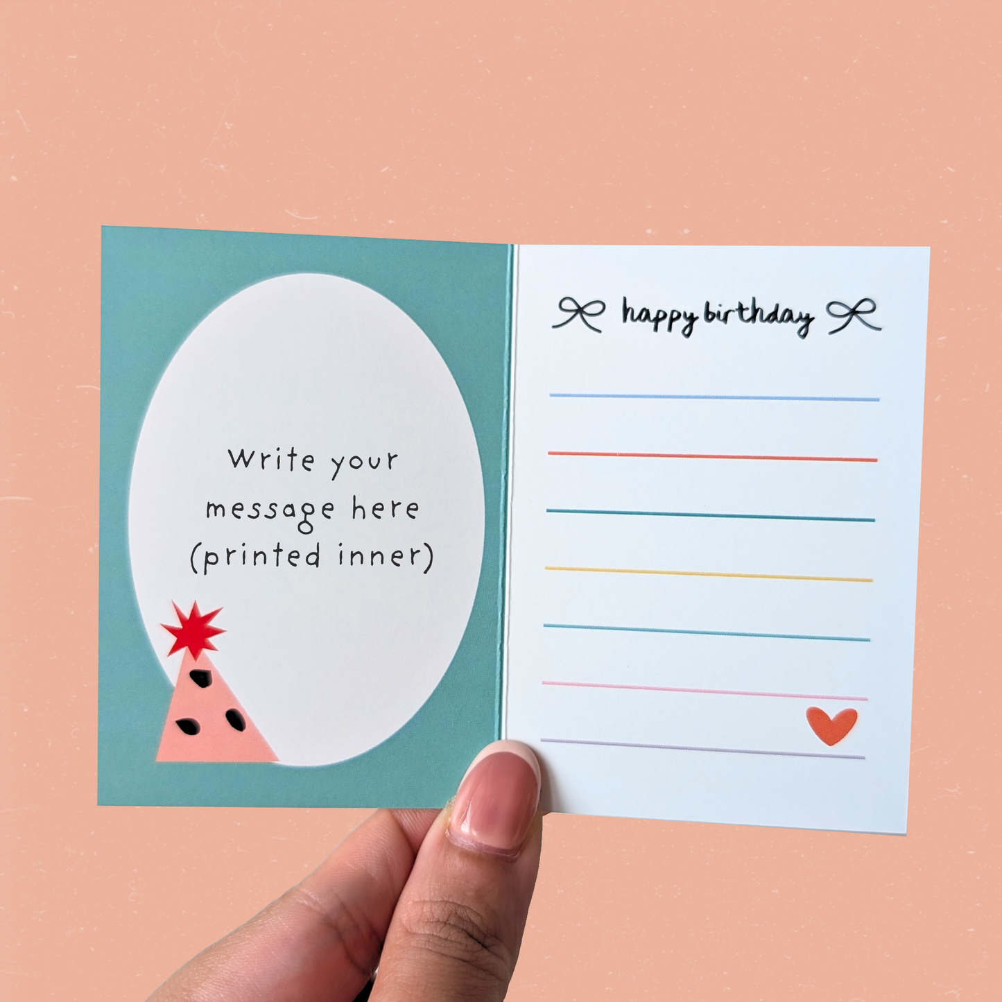 Birthday Animal Mini Card — Roaring Good Time Tiger