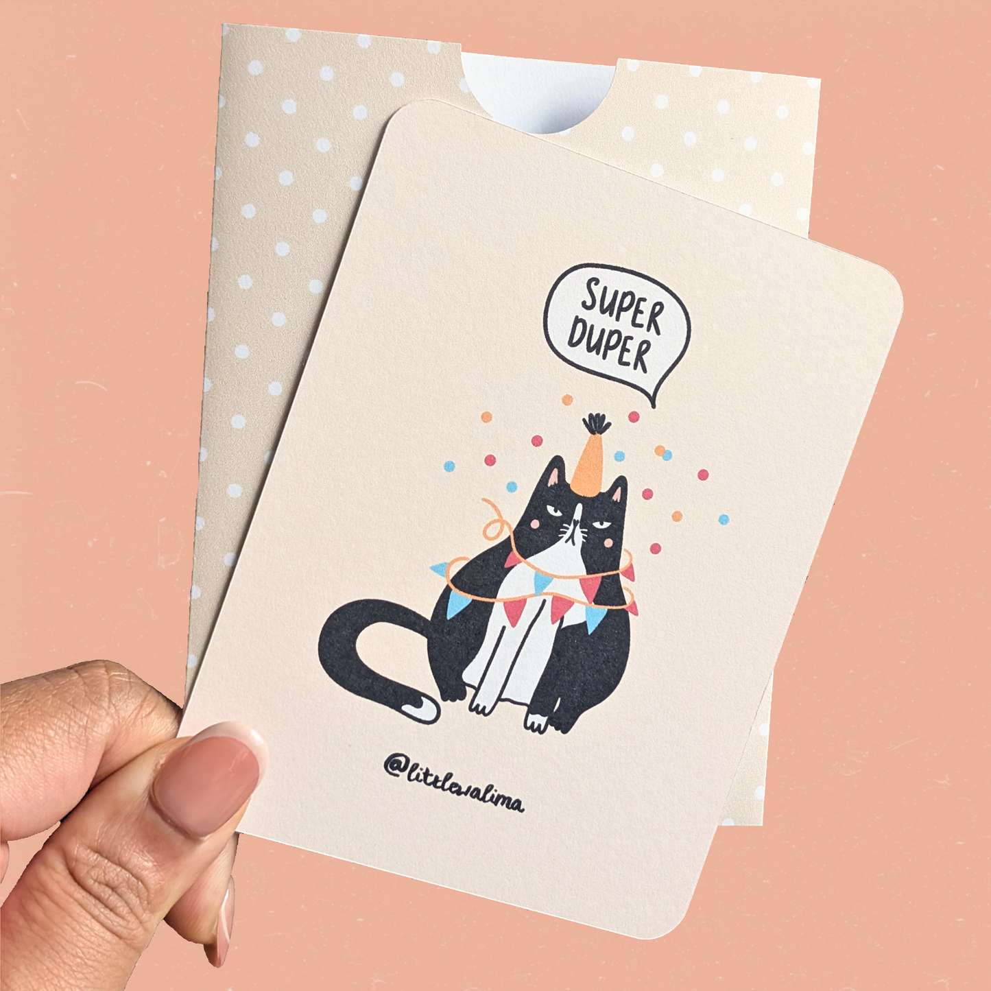 Congrats Cat Medium Card — Super Duper