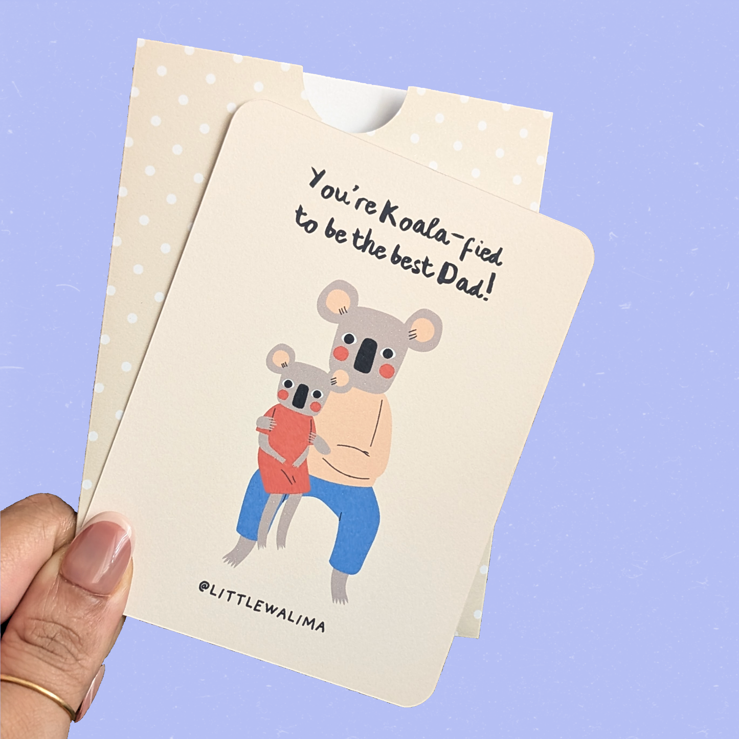 Father Animal Medium Card — Daddy Koala