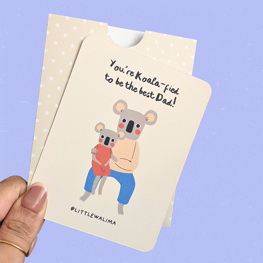 Father Animal Medium Card — Daddy Koala