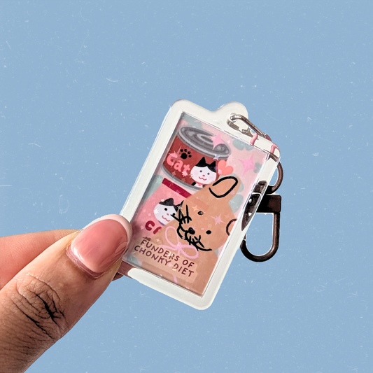 Adorkable Cat Pastel Charm Keychain — Papaw Mamaw Pawents Club