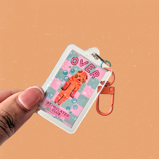 Adorkable Cat Pastel Charm Keychain — Over Stimulated Club Oh Nyan
