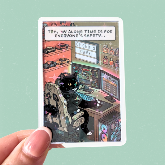 Corporate Chonk Fridge Magnet — Chonk's Cave