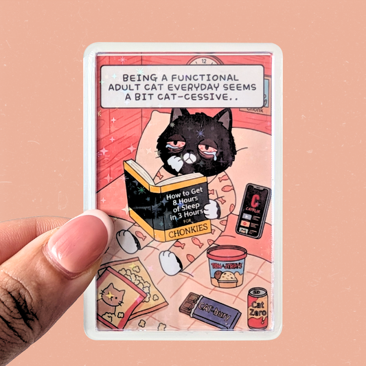 Corporate Chonk Fridge Magnet — Functional Adult