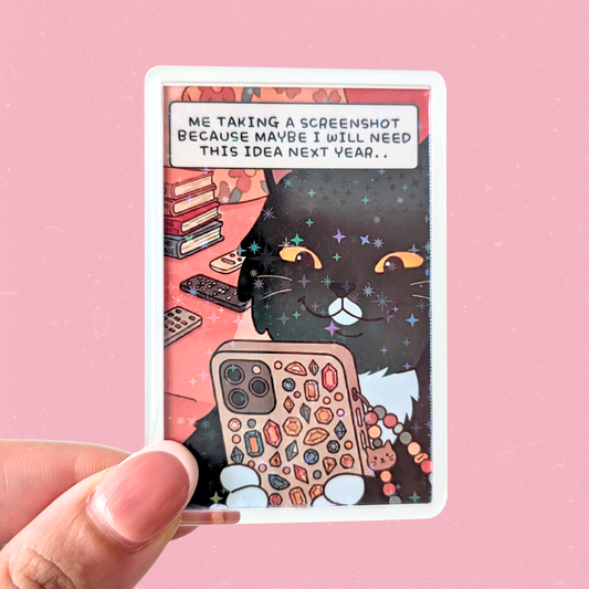 Corporate Chonk Fridge Magnet — Screenshot Saver