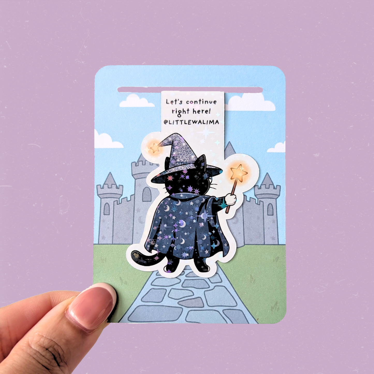 Purr-sonality Cat Magnetic Bookmark — The Wizard of Paws