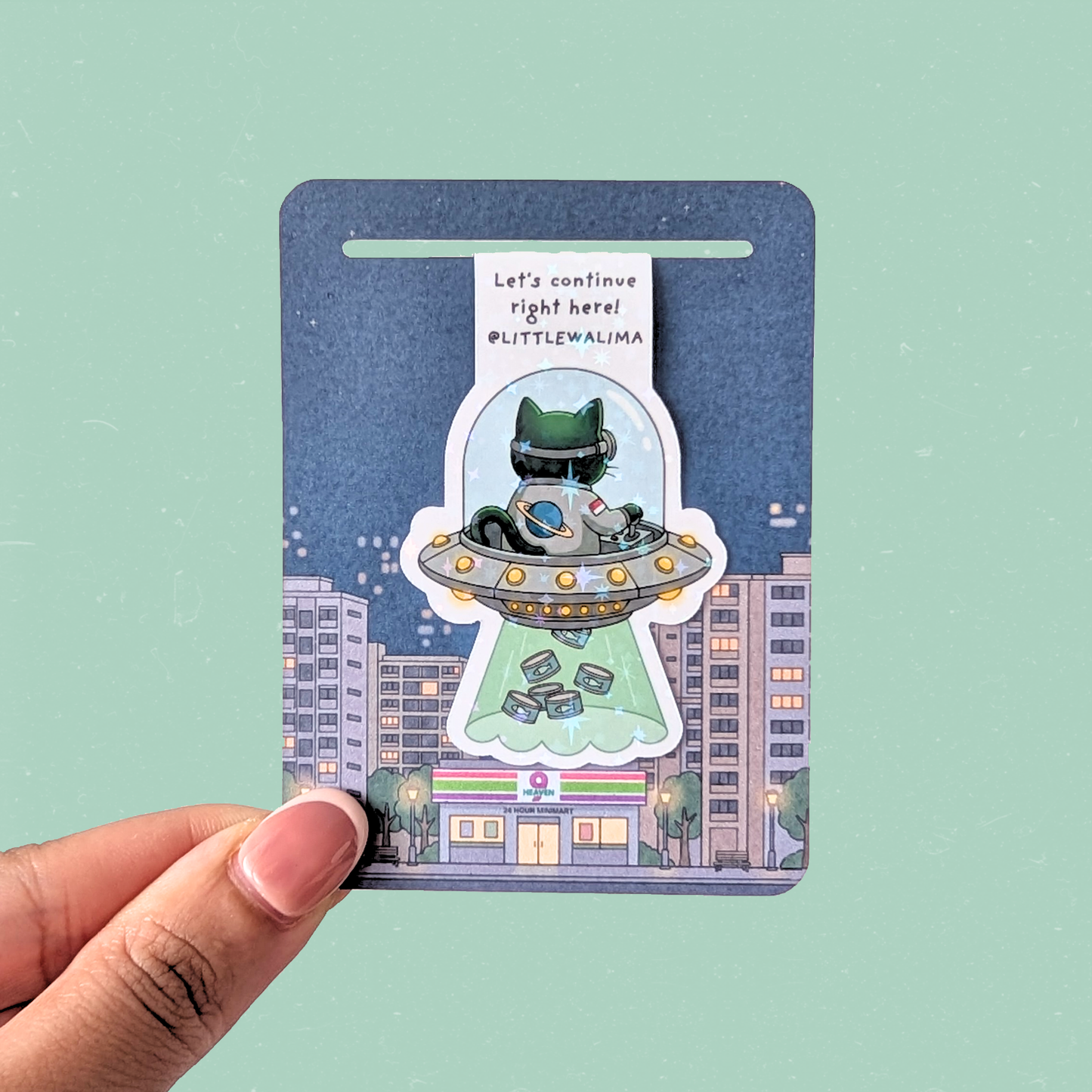 Purr-sonality Cat Magnetic Bookmark — The Fairy