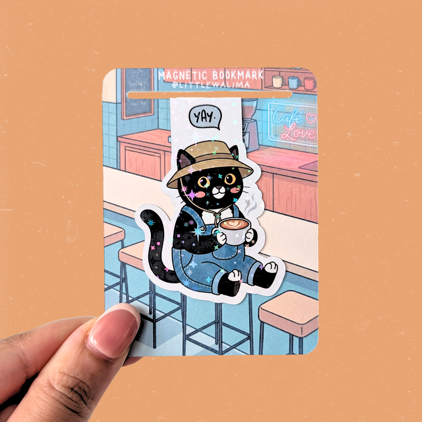 Purr-sonality Cat Magnetic Bookmark — The Cafe Boy