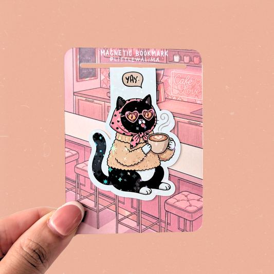 Purr-sonality Cat Magnetic Bookmark — The Cafe Girl