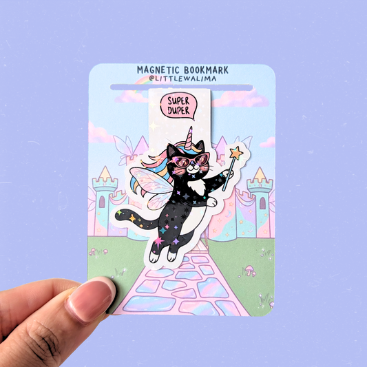 Purr-sonality Cat Magnetic Bookmark — The Fairy