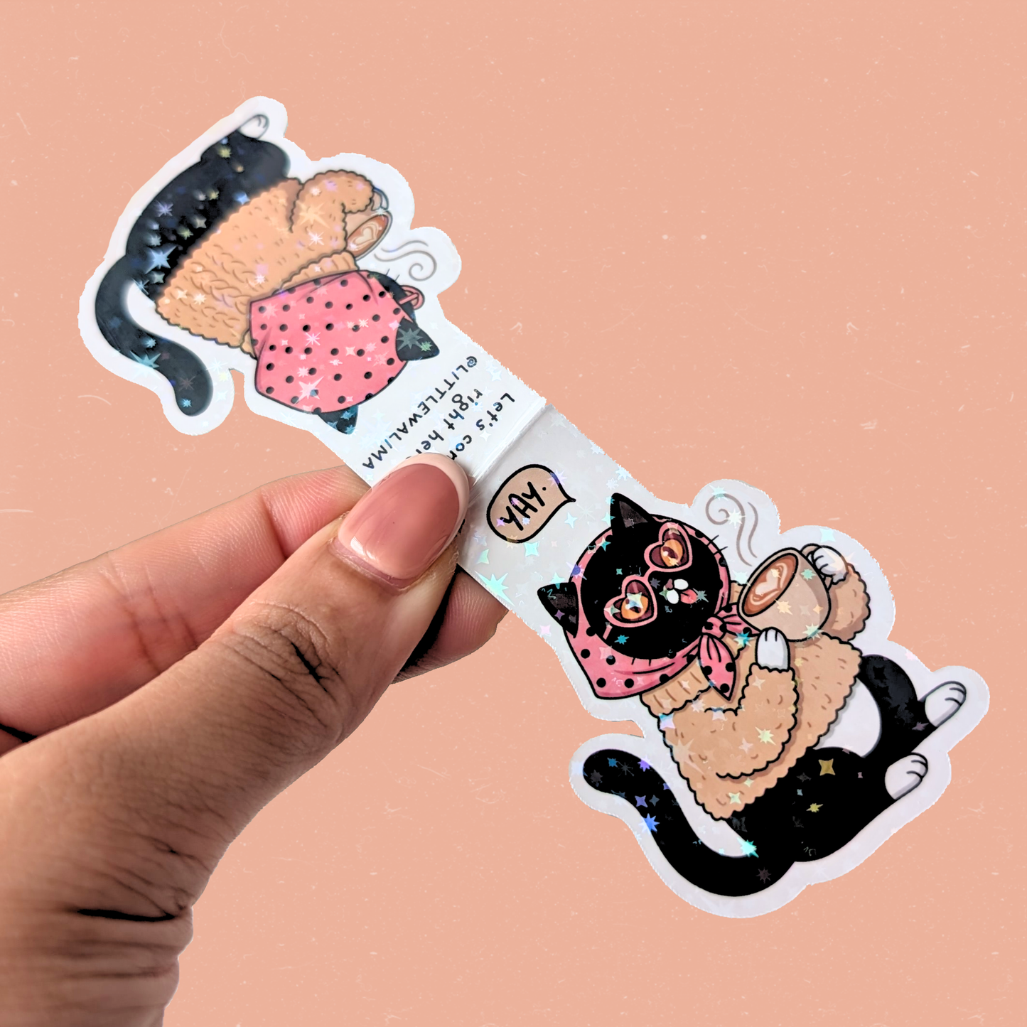 Purr-sonality Cat Magnetic Bookmark — The Cafe Boy