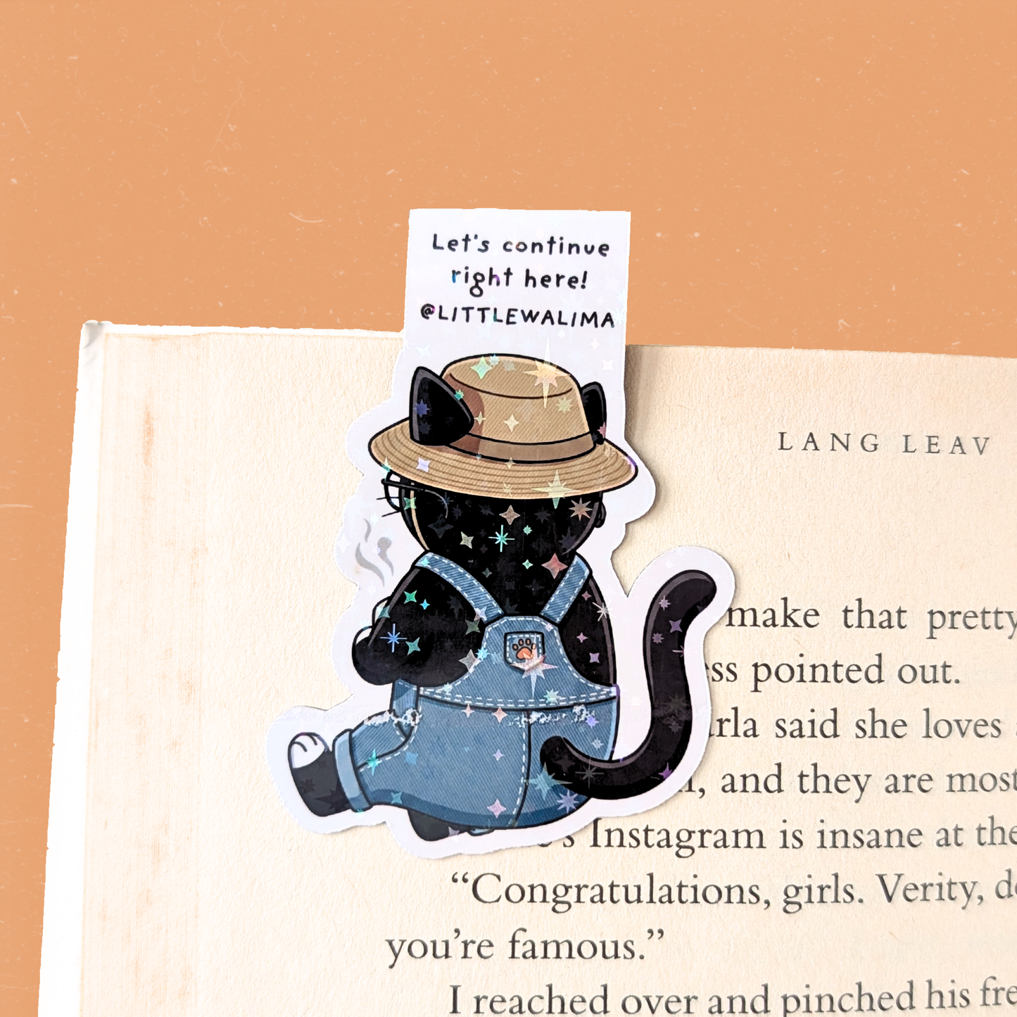 Purr-sonality Cat Magnetic Bookmark — The Cafe Boy