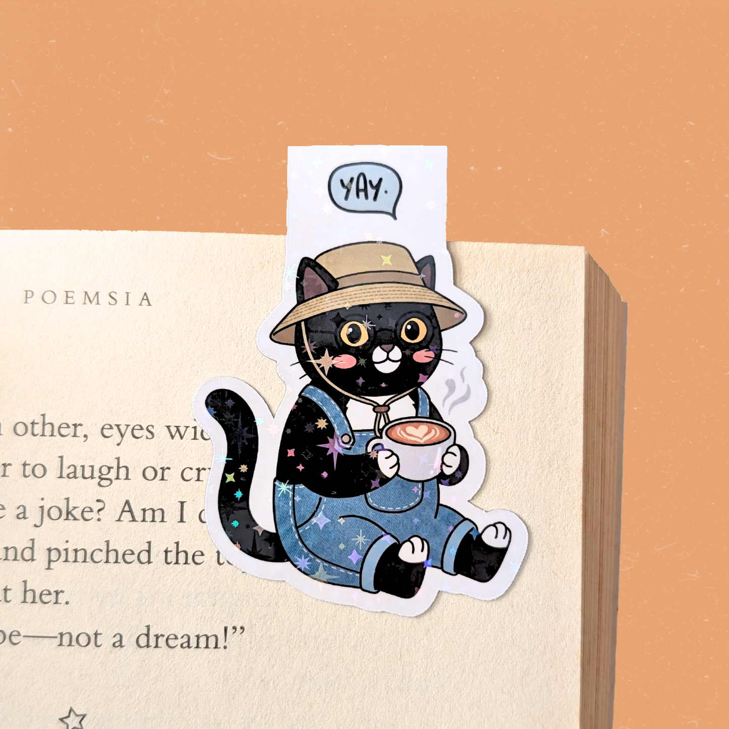 Purr-sonality Cat Magnetic Bookmark — The Cafe Boy