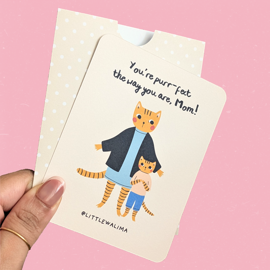 Mother Animal Medium Card — Mommy Cat
