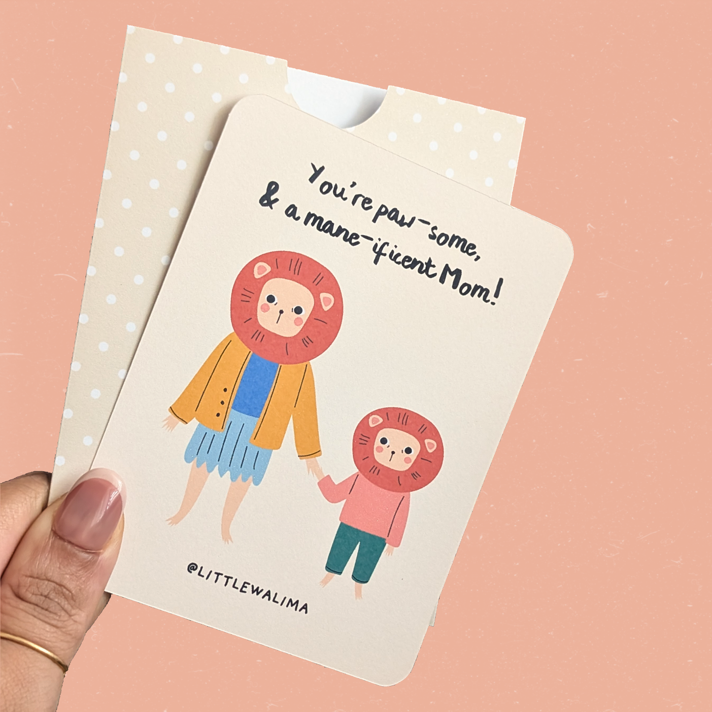 Mother Animal Medium Card — Mommy Lion