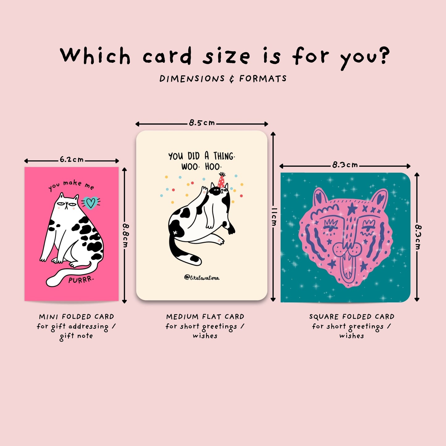 Congrats Cat Medium Card — Congrats.