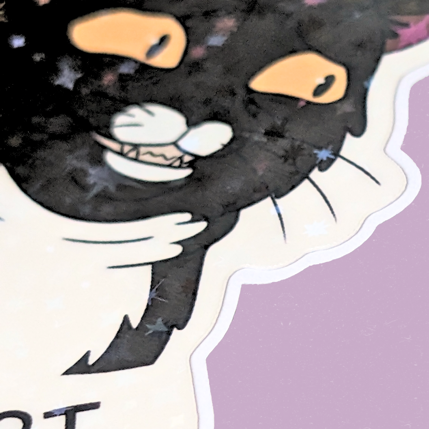 Your Neighborhood Tuxedo Cat Sticker — Loading Mental Breakdown